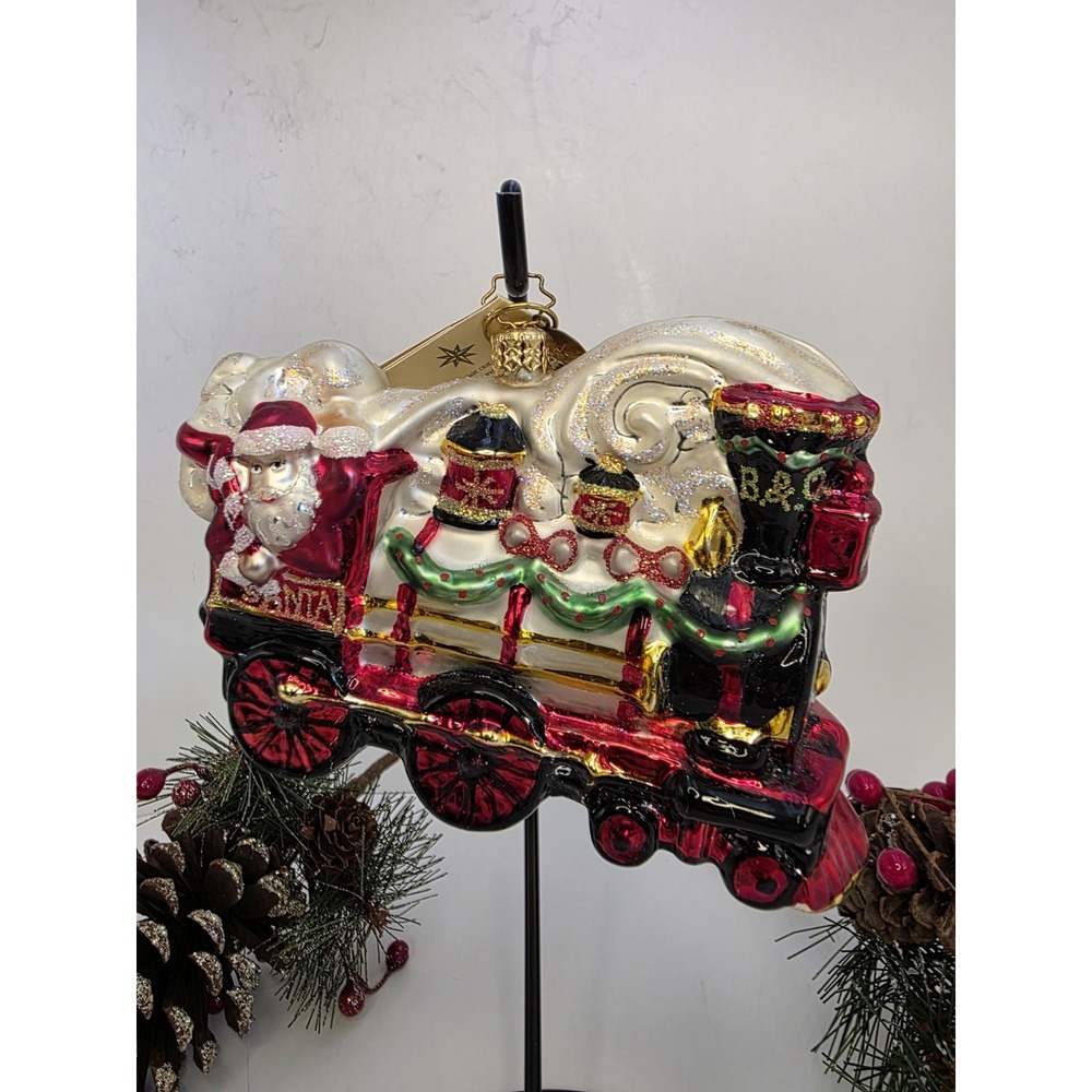 Christopher Radko Leading The Way 1014639 B&O Railroad Santa Train Ornament 2009